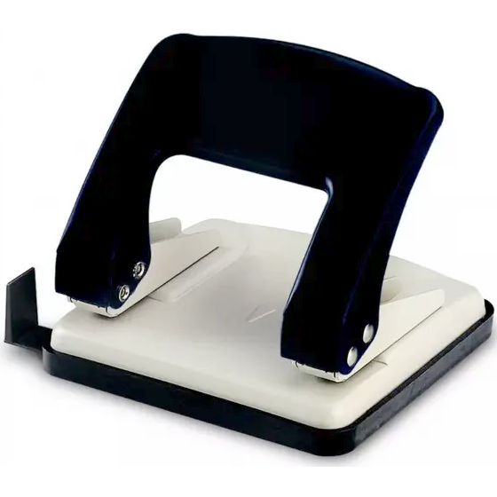 Дырокол KW-Trio Stylish Heavy Duty 09660 Grey/Black - 09660GR/BLCK