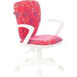 Детское кресло Бюрократ KD-W10AXSN Pink Sticks (KD-W10AXSN/STICK-PK)