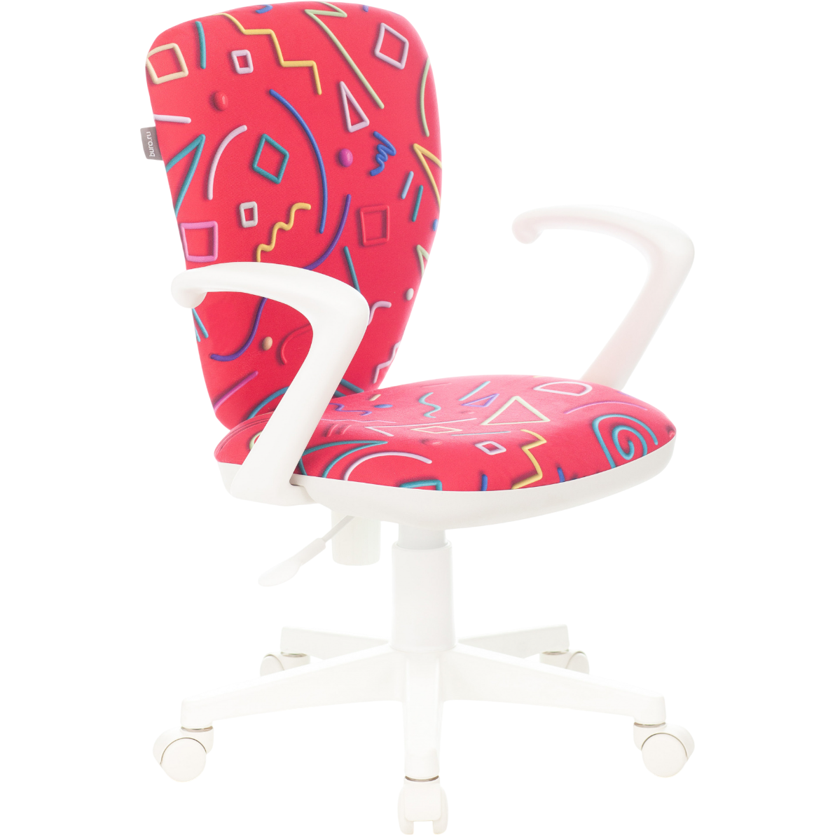 Детское кресло Бюрократ KD-W10AXSN Pink Sticks - KD-W10AXSN/STICK-PK