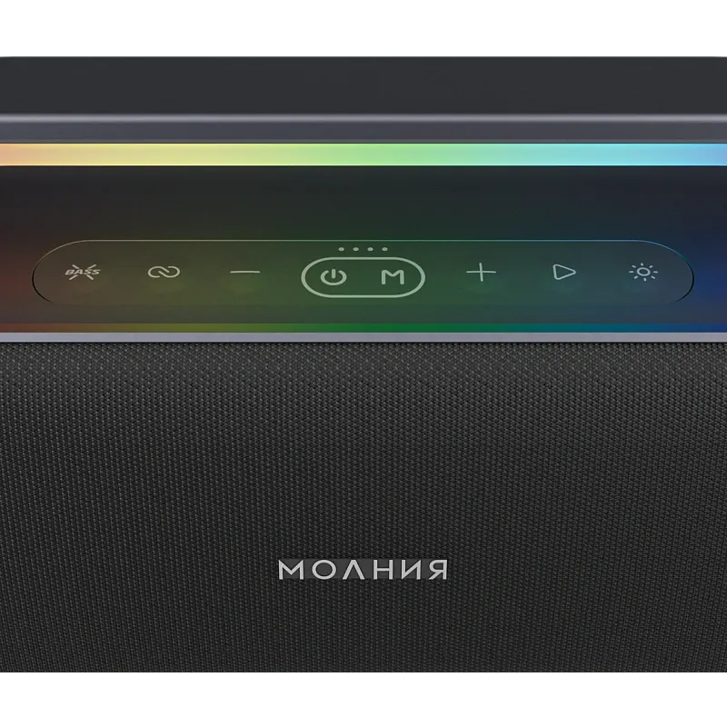 Портативная акустика УРАЛ МОЛНИЯ КВАРК Чёрный - фото 5