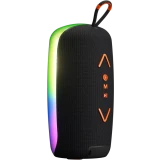 Портативная акустика УРАЛ МОЛНИЯ ОГОНЬ Чёрный/Оранжевый