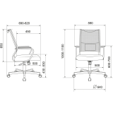 Офисное кресло Бюрократ Balance Black (CH BALANCE B)