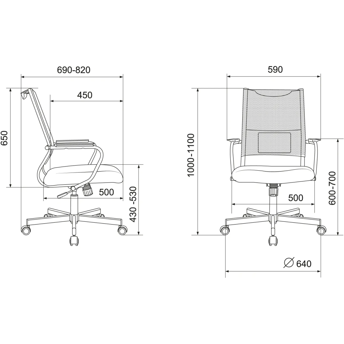 Офисное кресло Бюрократ Balance Black - CH BALANCE B - фото 13