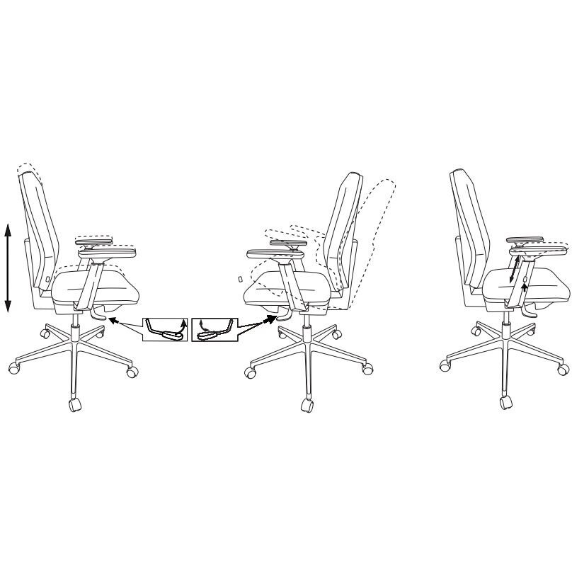 Офисное кресло Бюрократ CH-545SL/1D/417-G - фото 5