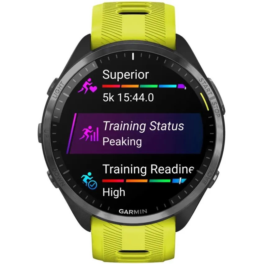 Умные часы Garmin Forerunner 965 Black/Yellow - 010-02809-12 - фото 4