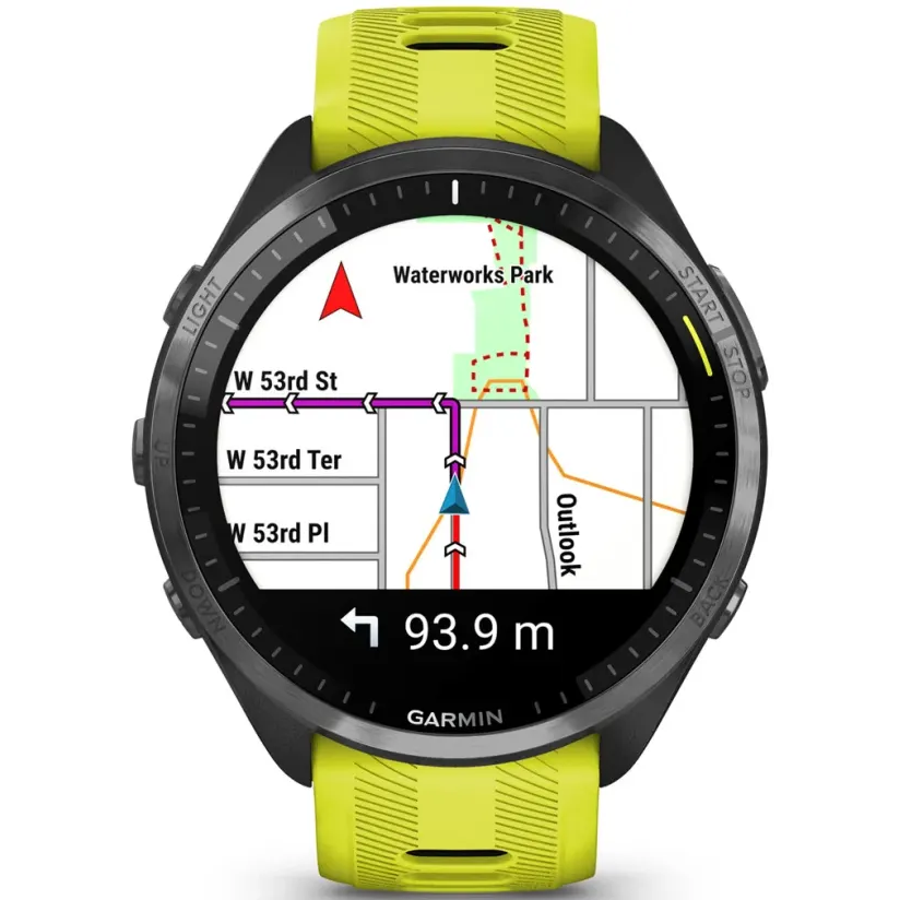 Умные часы Garmin Forerunner 965 Black/Yellow - 010-02809-12 - фото 5