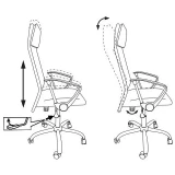 Офисное кресло Бюрократ KB-6N/SL/DG/TW-12