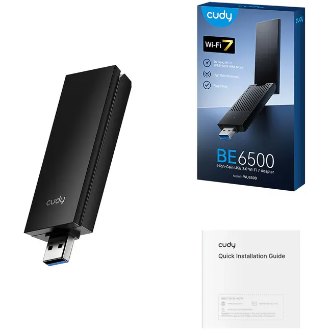 Wi-Fi адаптер Cudy WU6500 - фото 5