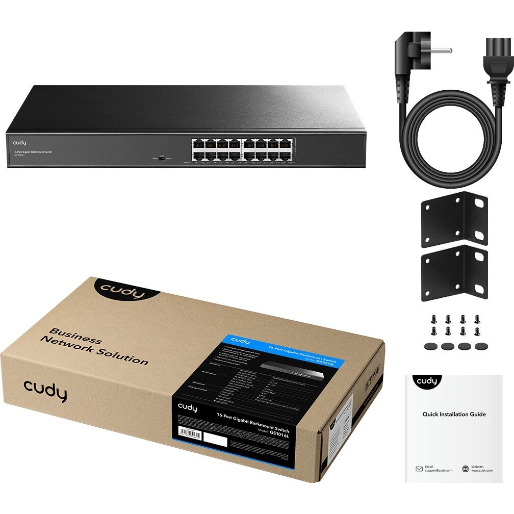Коммутатор (свитч) Cudy GS1016L - фото 4