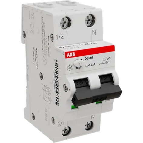 Автоматический выключатель дифференциального тока ABB DS201CR C20A - 2CSR755080R1204 - фото 2
