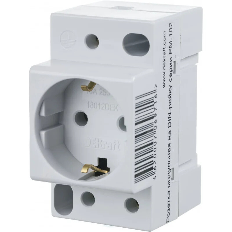 Электрическая розетка DEKraft 18012DEK