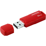 USB Flash накопитель 64Gb SmartBuy Clue Red (SB64GBCLU-R)
