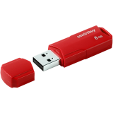 USB Flash накопитель 8Gb SmartBuy Clue Red (SB8GBCLU-R)
