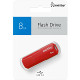 USB Flash накопитель 8Gb SmartBuy Clue Red (SB8GBCLU-R)