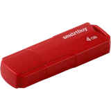 USB Flash накопитель 4Gb SmartBuy Clue Red (SB4GBCLU-R)