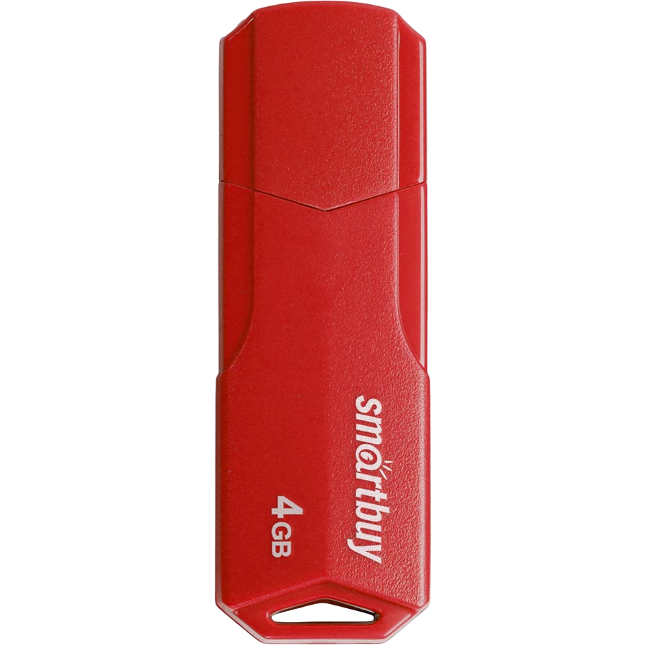 USB Flash накопитель 4Gb SmartBuy Clue Red (SB4GBCLU-R) - фото 3