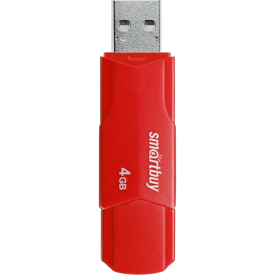 USB Flash накопитель 4Gb SmartBuy Clue Red (SB4GBCLU-R) - фото 4