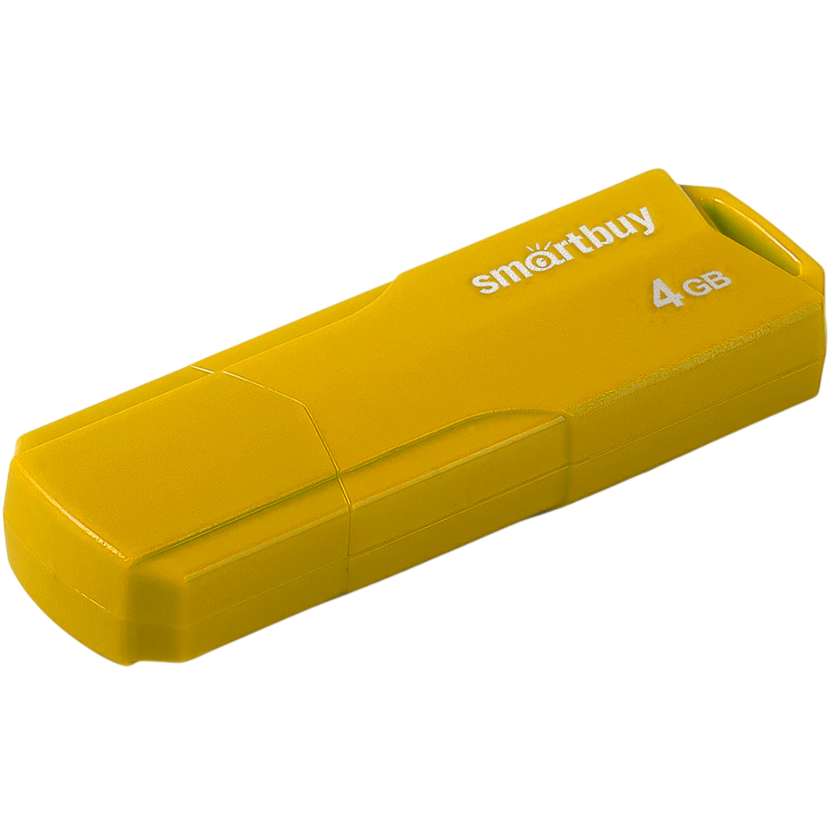 USB Flash накопитель 4GB SmartBuy Clue Yellow (SB4GBCLU-Y)