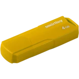 USB Flash накопитель 4Gb SmartBuy Clue Yellow (SB4GBCLU-Y)
