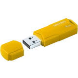 USB Flash накопитель 4Gb SmartBuy Clue Yellow (SB4GBCLU-Y)