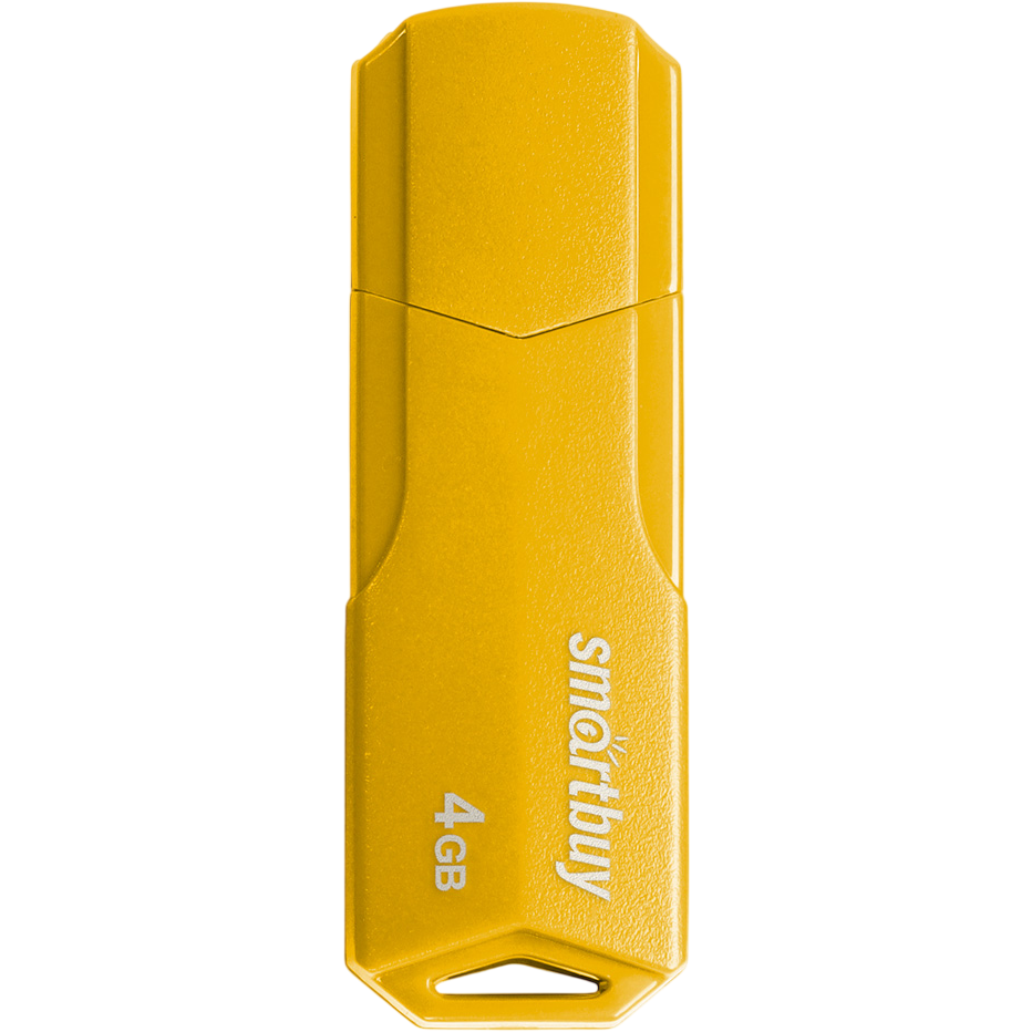 USB Flash накопитель 4Gb SmartBuy Clue Yellow (SB4GBCLU-Y) - фото 3