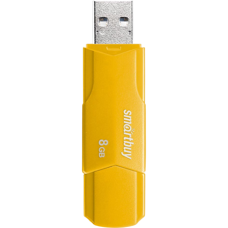 USB Flash накопитель 8Gb SmartBuy Clue Yellow (SB8GBCLU-Y) - фото 4