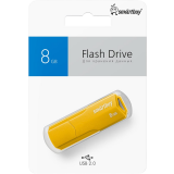 USB Flash накопитель 8Gb SmartBuy Clue Yellow (SB8GBCLU-Y)