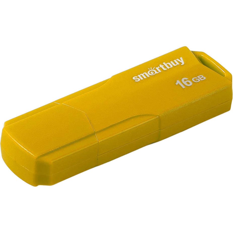 USB Flash накопитель 16GB SmartBuy Clue Yellow (SB16GBCLU-Y)