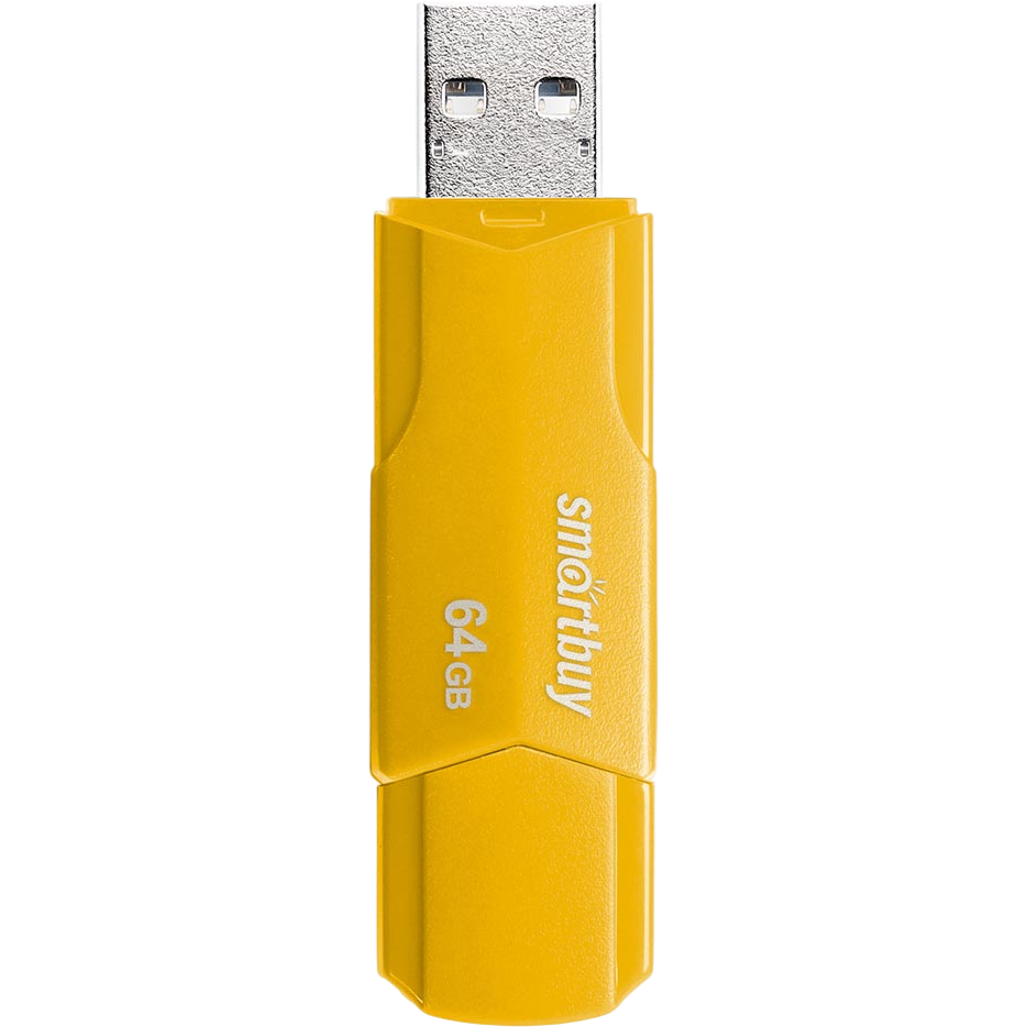 USB Flash накопитель 64Gb SmartBuy Clue Yellow (SB64GBCLU-Y) - фото 4