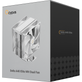 Кулер Ocypus Delta A40 Elite Dual Fan WH (Delta-A40-WH2NNWN00X-GL)