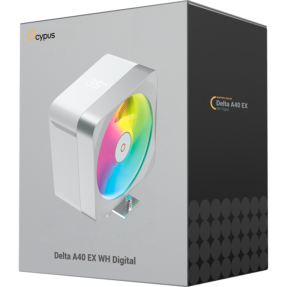 Кулер Ocypus Delta A40 EX Digital WH ARGB - Delta-A40-WH1NAWD00E-GL - фото 10