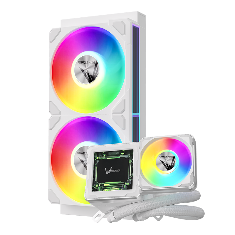 Система жидкостного охлаждения Formula Cryo Wing Digi 240 ARGB White - Cryo Wing Digi 240 WH - фото 3
