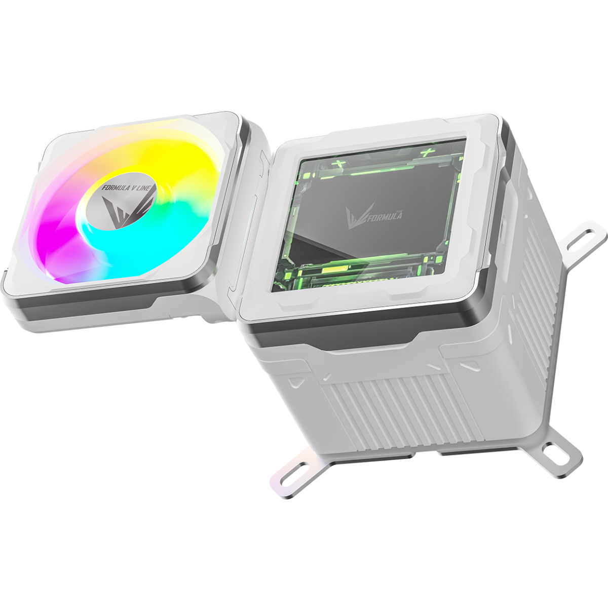 Система жидкостного охлаждения Formula Cryo Wing Digi 240 ARGB White - Cryo Wing Digi 240 WH - фото 4