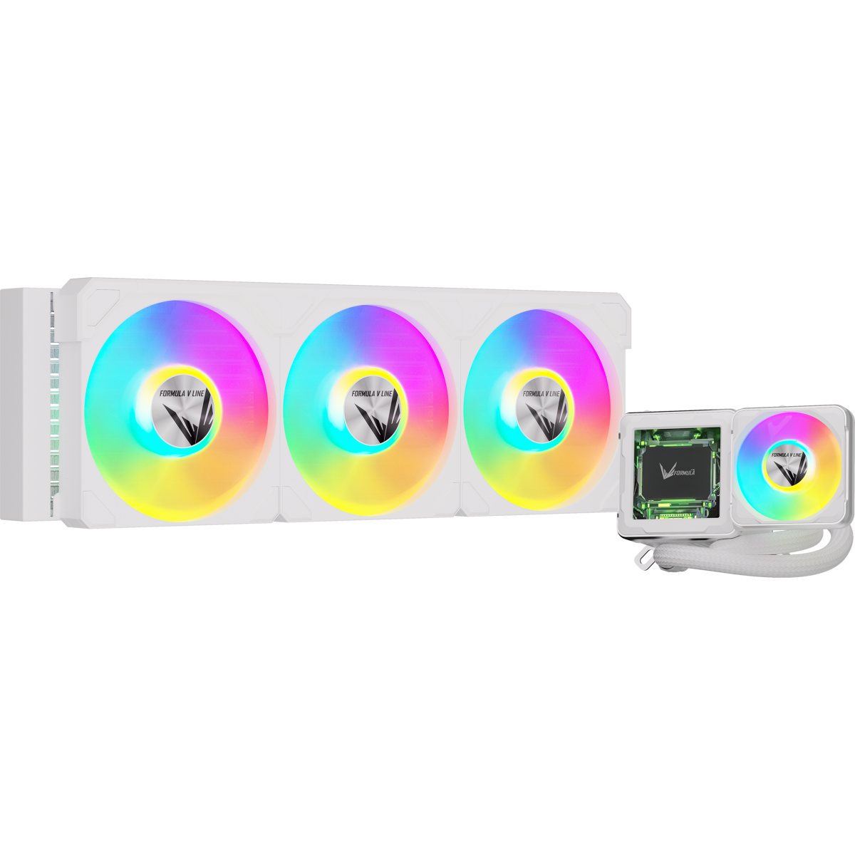 Система жидкостного охлаждения Formula Cryo Wing Digi 360 ARGB White