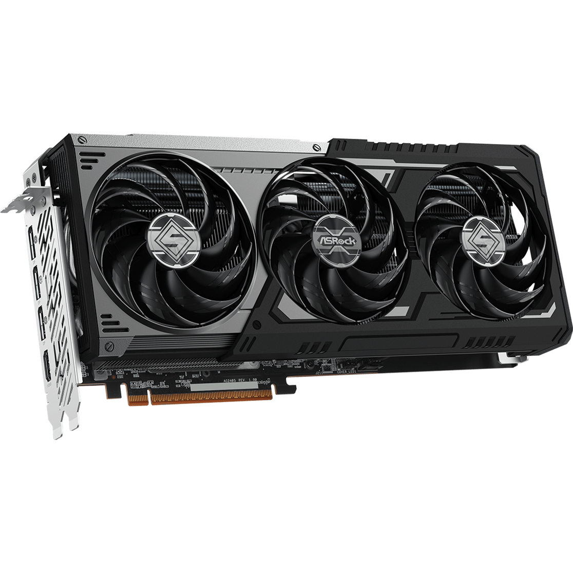 Видеокарта AMD Radeon RX 9070 XT ASRock Steel Legend Dark 16Gb (RX9070XT SLD 16G) - фото 2