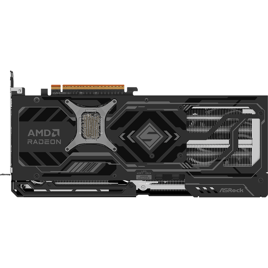 Видеокарта AMD Radeon RX 9070 XT ASRock Steel Legend Dark 16Gb (RX9070XT SLD 16G) - фото 5