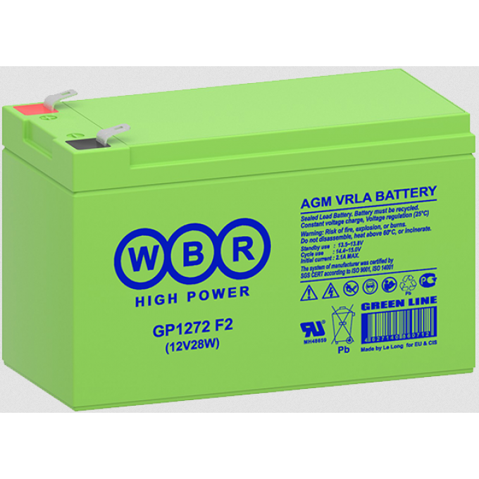 Аккумуляторная батарея WBR GP1272 F2 (12V28W)