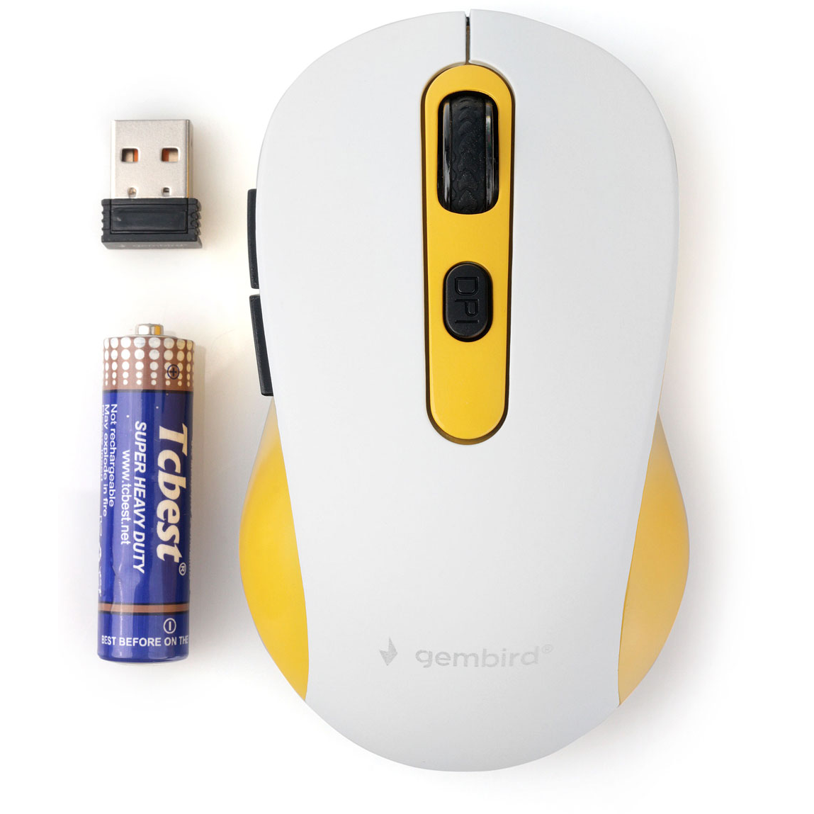 Мышь Gembird MUSW-221-Y - фото 3