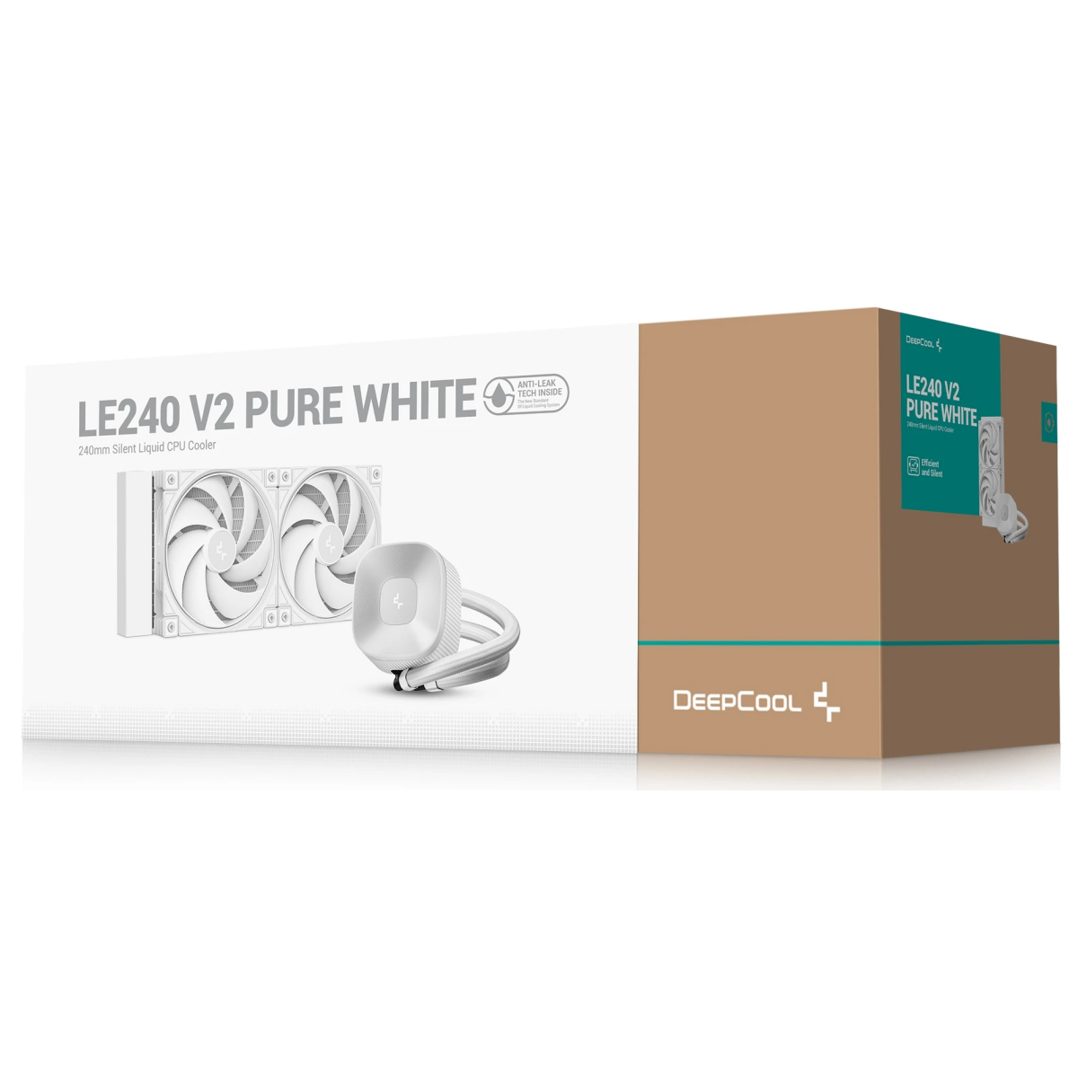 Система жидкостного охлаждения DeepCool LE240 V2 PURE WH - R-LE240PURE-WHLNMD-G-1 - фото 4