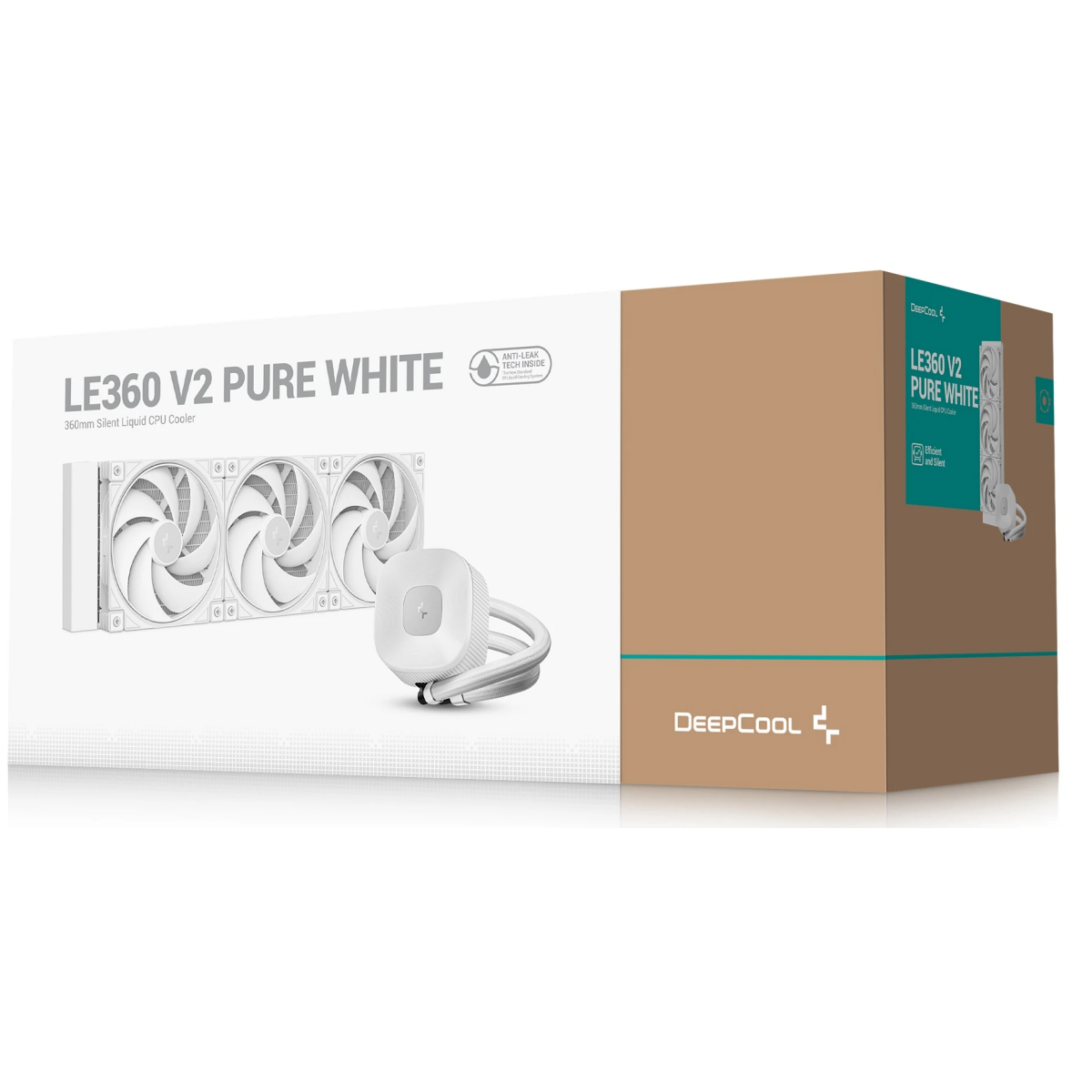 Система жидкостного охлаждения DeepCool LE360 V2 PURE WH - R-LE360PURE-WHLNMD-G-1 - фото 4