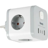 Сетевой разветвитель Buro BU-PW3UC-W