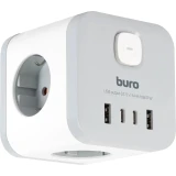 Сетевой разветвитель Buro BU-PW3UC-W