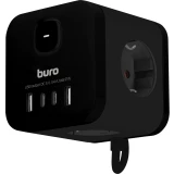 Сетевой удлинитель Buro BU-PC3.1UС-B