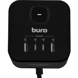 Сетевой удлинитель Buro BU-PC3.1UС-PLUS-B