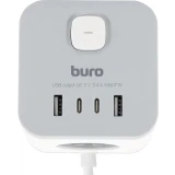 Сетевой удлинитель Buro BU-PC3.1UС-W