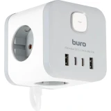 Сетевой удлинитель Buro BU-PC3.1UС-W