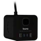 Сетевой удлинитель Buro BU-PTE4.1UC-B