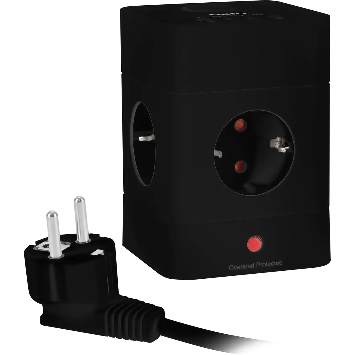 Сетевой удлинитель Buro BU-PTE4.1UC-B - фото 7