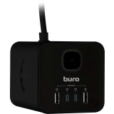 Сетевой удлинитель Buro BU-PTE4.1UC-Plus-B