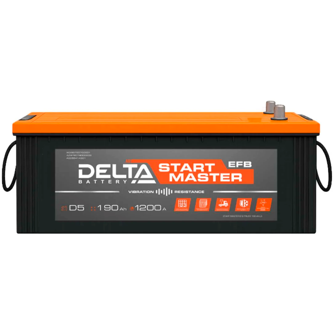 Аккумуляторная батарея Delta START MASTER EFB TRUCK 190 L3 - 3426010700003